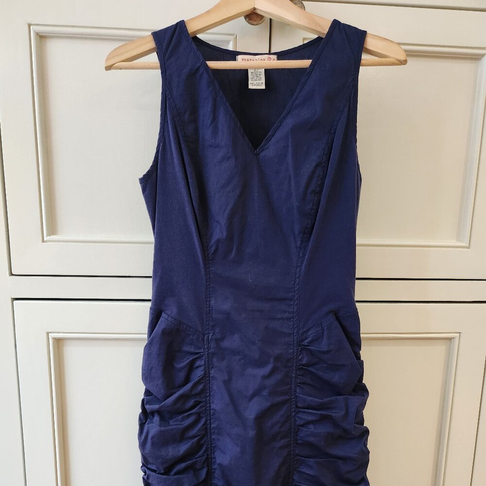 Navy sheath dress